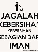 Pesan Dari Slogan Kebersihan Sebagian Dari Iman